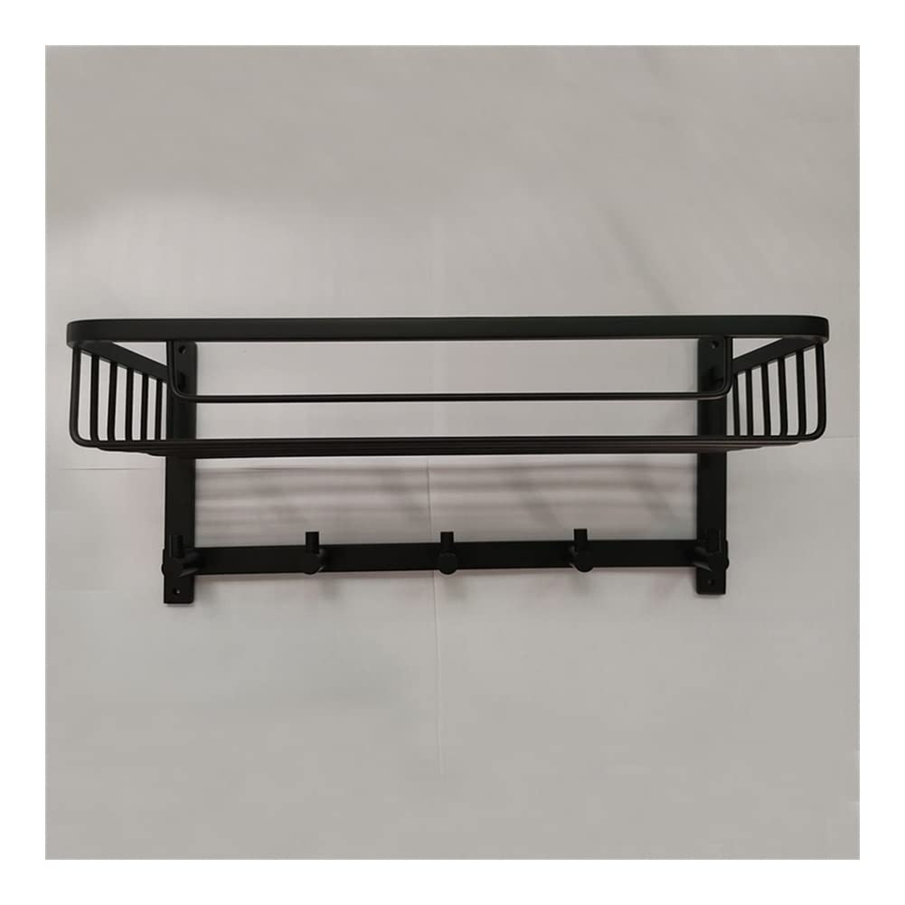 GTFDXJ Shower Caddy Bathroom Shelf Metal Shelf Storage Rack Stainless Steel Firm Shower Kitchen Fitted Wall Storage Organizer