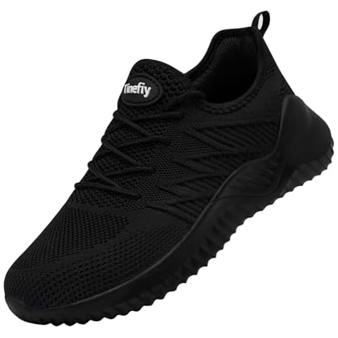 Tinefiy Steel Toe Shoes for Men Lightweight Comfortable Slip Resistant Safety Work Sneakers Cushion Puncture Proof Shoes Indestructible Shoe Size 13 Cover