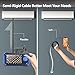 Industrial Endoscope, SKYBASIC 5.5mm HD Borescope Snake Camera with 32GB Card, IP67 Waterproof Sewer Inspection Camera 4.3'' LCD Screen with 6 LED Lights, Semi-Rigid Cable, Four Helpful Tools -16.5FT