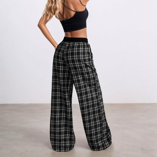 Pantalon décontracté extensible et à coupe ample WWricotta à la mode