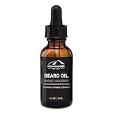 Mountaineer Brand Beard Oil - Smokey Bourbon Scent - 100% Natural Conditioner and Softener For Men - Hydrates and Moisturizes for Beard Growth - Treats Dry Itchy Beards - 1oz