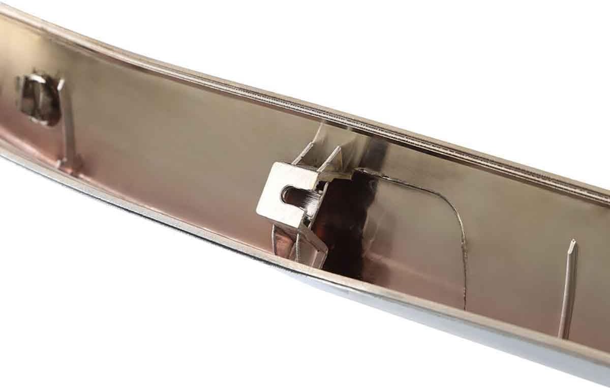 Front Upper Grill Hood Molding Chrome Trim Compatible with 2011 2012 2013 Hyunda1 Sonata