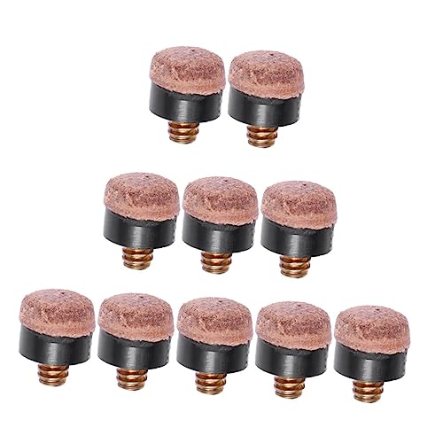 Happyyami 20 Pcs Screw Tips for Pool Cues and Snooker Quick Repair for Billiard Enthusiasts Durable and Easy to Use Replacement Tips