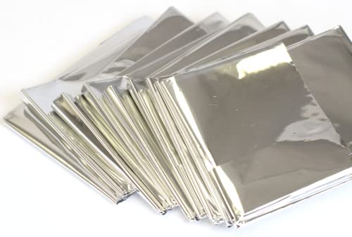 Primacare Cb-6841-Cs Emergency Foil Mylar Thermal Blanket, 82" Length X 54" Width (Pack Of 10) #TOP3