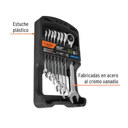 Juego de llaves con matraca 28 juego de llaves con matraca marca TRUPER (2)