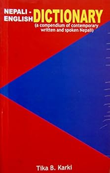 Paperback Nepali-English Dictionary (a compendium of contemporary written and spoken Nepali) Book