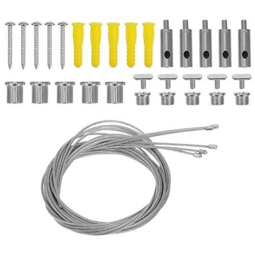 Kit para colgar luces de cadena de acero inoxidable cable de lámpara colgante techo