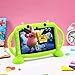 Kids Tablet, 7 inch Tablet with Case for Kids 2-10, Educational Learning Toddler Tablet Android 11, 3GB RAM+32GB ROM Storage, WiFi，Bluetooth，with Google Play YouTube, Baby Girl boy Present（Green）