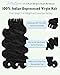 17A Premium Body Wave Bundles Human Hair,High Ratio Raw Bundles Human Hair,Cuticle Aligned,Reinforced Ultra Thin Weft,Retains Silky Soft After Multiple Washes,2 years Lifespan (20 22 24 Inch)