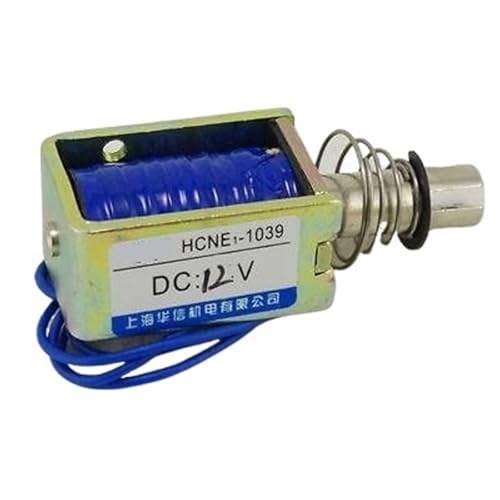 Actuador solenoide HCNE1-1039 de 10 mm de carrera con fuerza de sujeción 4,1 kg