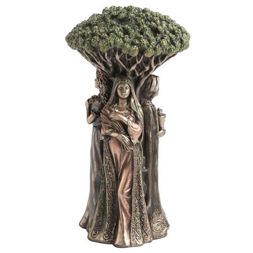 Estatua Triple Diosa Madre Doncella y Anciana 4.6 pulg miniatura 1