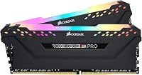 Corsair Vengeance RGB PRO DDR4 RAM 32GB (2x16GB) Bis zu 3200MHz CL16 AMD Intel XMP 2.0 iCUE Kompatibler Computerspeicher – Schwarz (CMW32GX4M2E3200C16) – Ansicht 1