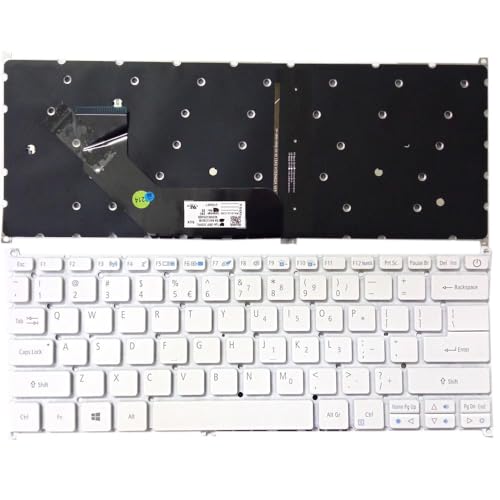 �o�b�N���C�g�t�� �L�[�{�[�h �ɓK������ ACER Swift 5 SF514-51 N16C4 SF514-51-59AV SF514-51-77S5 �p��i�č��j �� �L�[�{�[�h �Ή��m�[�g�p�\�R��