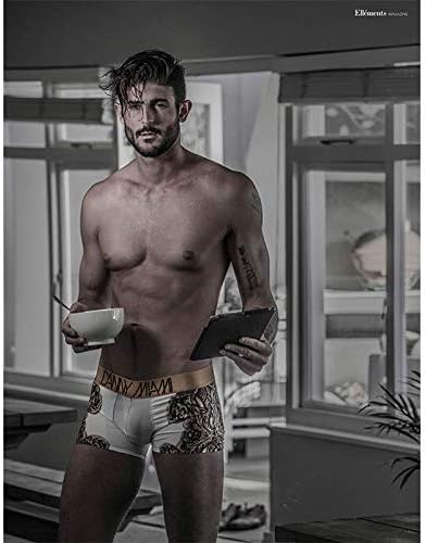 Danny Miami Men's Underwear - Boxer Briefs in Multiple Colors Patterns & Designs - Athletic Low Rise Short Cut - New