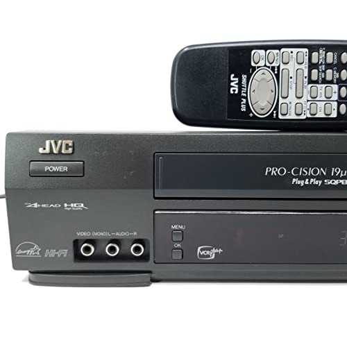 JVC HR-VP58U 4 Head 19u Hi-Fi Stereo VCR Video Cassette Recorder