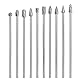 Treki 10 Stück 100mm Lang Hartmetall Frässtifte mit 3mm Schaft Wolframcarbid Fräser Fräsaufsatz für Akkuschrauber, Lang Hartmetallfräser Metallfräser Holzschnitzerei Bohrer Set für Holzarbeitung