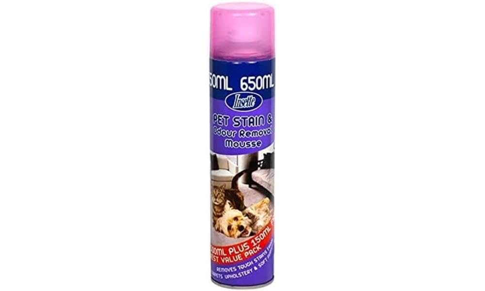 InsettePet Stain & Odour Removal Mousse - 650ml