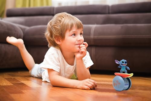 LEXiBOOK, Disney Stitch, The Interactive Surfer Stitch Robot – Self-Balancing, Light and Sound Effects, Portable Toy with Reactive Sensors, Blue, ROB01D by LEXiBOOK - Image 3