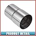ACROPIX Car Exhaust Pipe Adapter Reducer Connector 2.25