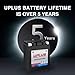 UPLUS ATV Battery YTX14AH-BS, EB14A-4 Scooter Snowmobile UTV Motorcycle Battery Maintenance Free - Sealed AGM Powersports Batteries Compatible with Yamaha Honda Suzuki Kawasaki Polaris