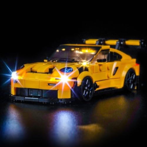 LocoLee Led Light Set Compatible with Lego 77239 Porsche 911 GT3 RS Super Car Led Decoration Lighting Kit Compatible with Lego 77239 Building Blocks Model Only Lights Set No Model