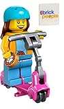 LEGO City: Girl Rider Minifigure with Pink Scooter and Tree Scenery