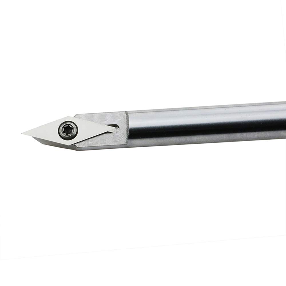Inserti Diamantati 10×28mm per Tornio Legno,Punta 4.3mm per Profilature e Intagli,Utensili Professionali e Fai da Te,10pezzi