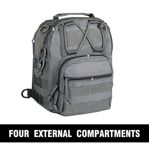 Bomturn Tactical Backpack-1000D Waterproof Military Backpack/Ccw Bags Sling Bag Tactical Satchel Shoulder Bag Men #TOP6