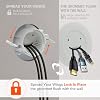 TV Wire Hider Kit for Wall Mount TV - in Wall Cable Management Kit with 2 Pass Throughs, Locking Brackets, and Hole Saw Drill Attachment