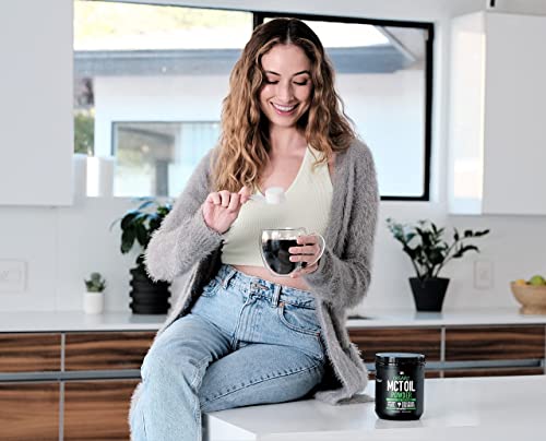 Sports Research Mct Oil Powder Made From Organic Coconuts | Great Addition To Coffee, Shakes & More - Usda Organic, Non-Gmo Verified, Keto & Vegan Certified (Unflavored) #TOP2