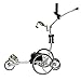 BATCADDY X8R Advanced Lithium 18-Hole Battery Powered Push Cart with Remote Control, Dual Motor, 9-Speeds and Reverse, Cruise Control, Anti-Tip Wheels & Downhill Control, Titanium Silver