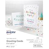 Avery Printable Half-Fold Greeting Cards...