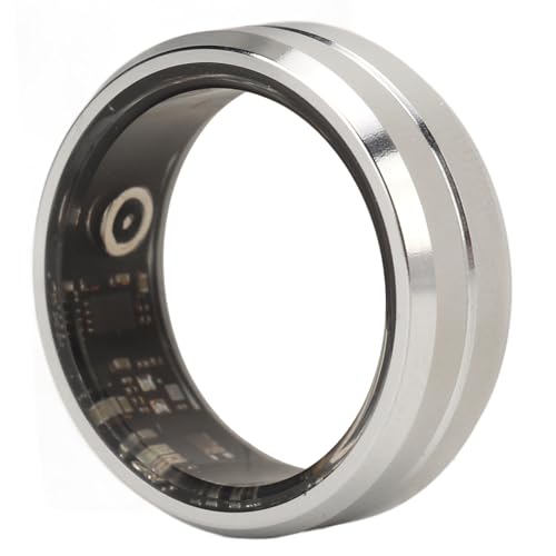 Culnflun Anillo Inteligente, Bluetooth rastreador de Actividad física para el Seguimiento del sueño podómetro rastreador de Salud, IP68 para Android y iOS.