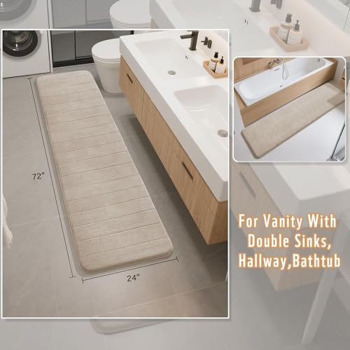 image for Yimobra Bathroom Runner Rugs 72