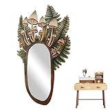 Large application : améliorez votre espace avec ce miroir mural décoratif, adapté à n'importe quelle pièce de votre maison. Accrochez-le dans votre chambre, entrée, salle de bain, salon ou chambre pour créer un superbe point focal sur n'importe quel mur. Son design polyvalent est largement utilisé pour revitaliser votre décoration.