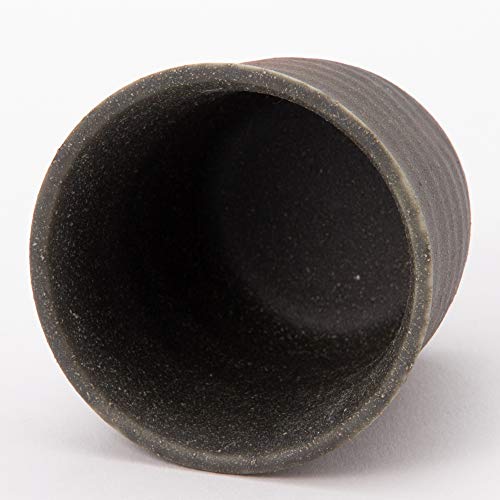 かじゅあるらいふ 美濃焼 長盃 黒備前 W20156