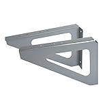 Equerre de fixation murale pour boîtes aux lettres Renz - Gris argent RAL 9006M...