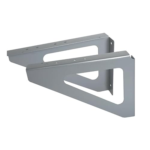 Equerre de fixation murale pour boîtes aux lettres Renz - Gris argent RAL 9006M