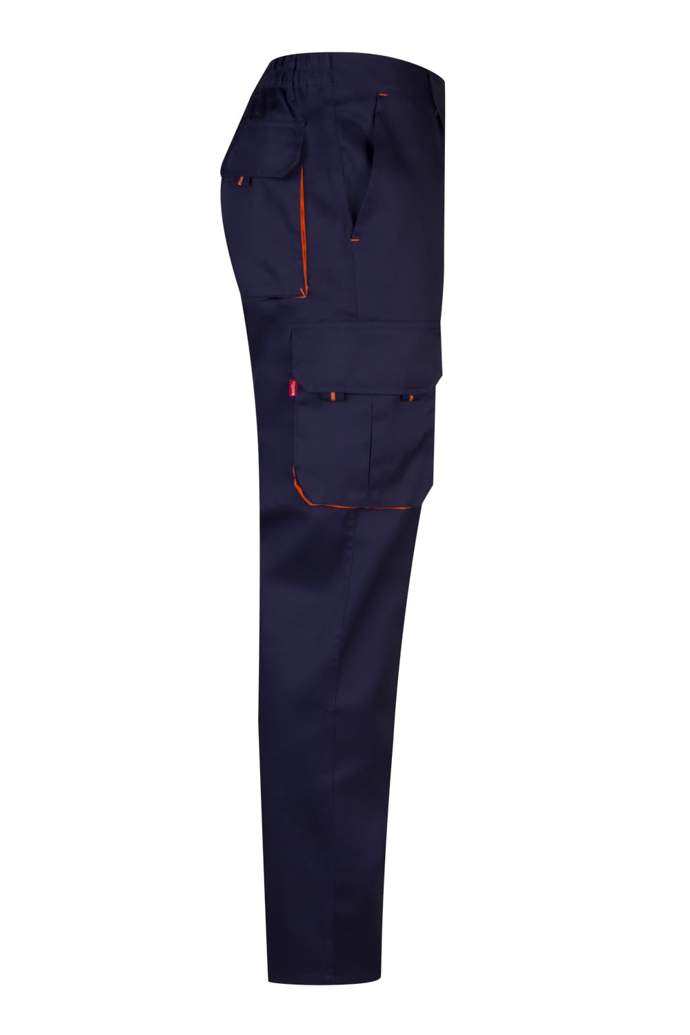 VELILLA 103004; Pantalón Bicolor Multibolsillos; Color Azul Marino y Naranja; Talla 34 — view 4