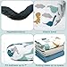 Newwiee Muslin Baby Lounger Cover 3 Pack Organic Cotton Removable Lounger Cover Soft and Breathable Nest Replacement Baby Slipcover for Newborn Infant Boys Girls(Blue, Grey, White,Dinosaur)