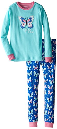 Hatley Little Girls' Pajama Set Applique Butterflies