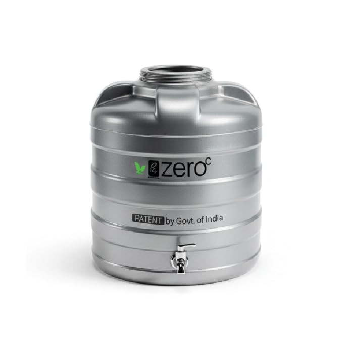 Image of Zero C Alkaline Water Dispenser with Tap | BPA-Free Mineral Water Storage | Natural pH Balance Water Tank | RO Water Storage | Drinking Water Dispenser for Home & Office | 17 L