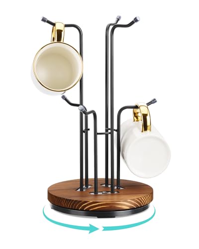 HULISEN 360° Rotating Mug Tree