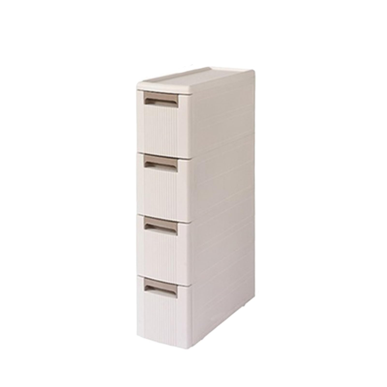 Gabinete de almacenamiento de 18 cm mueble auxiliar estrecho de 4 capas con cajoneras