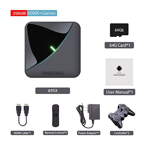 image for FRIGEDAEG Retro game console with 60,000+ games, A95X video game conso