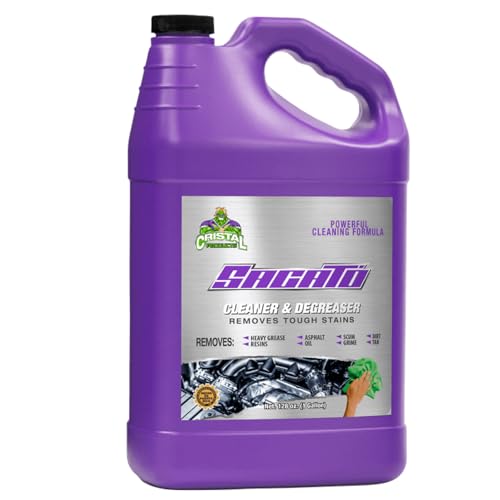 SACATO Degreaser Cleaner Heavy Duty – Commercial Degreaser for Garage, Floor, Engine, Driveway &