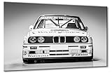 UV- und Lichtbeständig BMW DTM Rennwagen 3 3er Schwarzweiß Wandbild Art Kunst Oldtimer  Aus der Serie BMW Sportwagen  Farbe: schwarzweiss  Rubrik: BMW + Auto Bilder