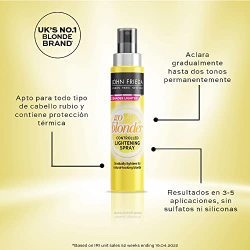 John Frieda Lightening Spray For Blonde Hair, 100Ml, 2274600 #TOP7