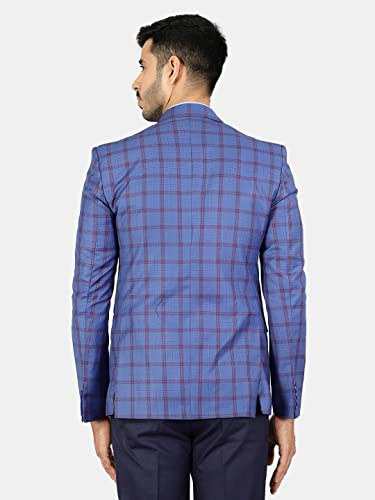 WINTAGE Mens Poly Wool (by Raymonds Mills) Checkered Blazer3