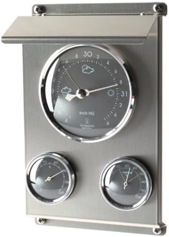 Side view of the HOKCO Weather Station, showing the mounting bracket and depth.